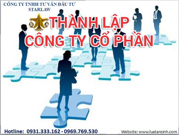 THÀNH LẬP CÔNG TY CỔ PHẦN